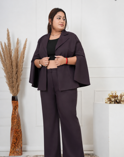 Shine diva chamkadar blazer set